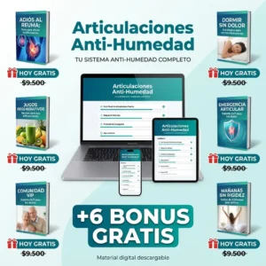 Articulaciones Anti-Humedad + 6 Bonus de Regalo 🎁
